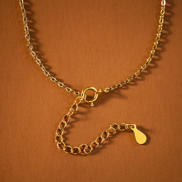 Buddha Stones Friedensschnalle aus 925er Sterlingsilber mit Pfingstrosenmotiv und Anhänger aus weißem Hetian-Jade. - image 9