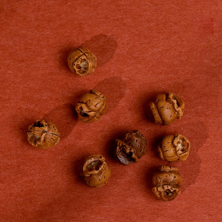 Buddha Stones Geflochtenes, pfirsichfarbenes Halsband mit roter Schnur, verstellbar, für Katzen und Hunde - image 19