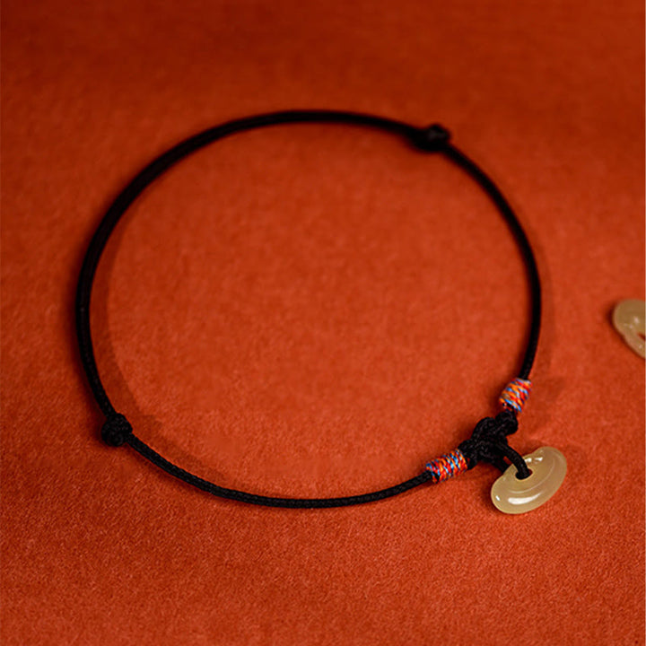 Buddha Stones Verstellbares Halsband mit rotem, geflochtenem Jade-Einsatz für Katzen und Hunde - image 17