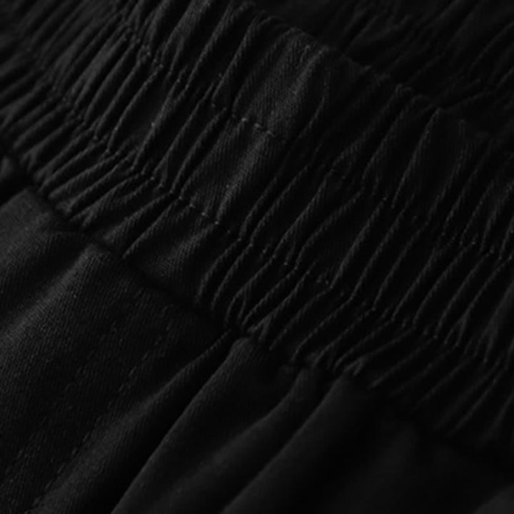 Buddha Stones Sommerliche Damen-Halbhose aus Baumwolle mit elastischem Bund und Taschen - image 11