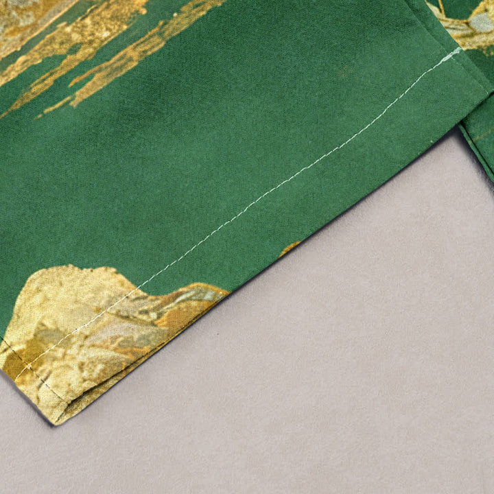 Buddha Stones Baumwollhose für Damen mit Bergmond- und Schmetterlingsmuster, elastischem Bund und Taschen - image 7