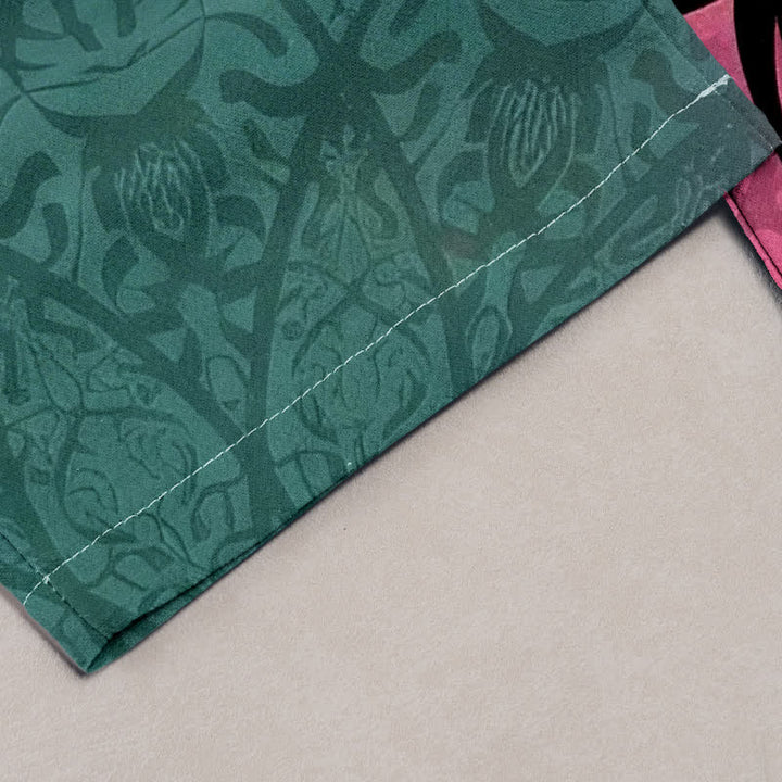 Buddha Stones Damenhose aus Baumwolle mit Mandala-Print, Farbverlauf und elastischem Bund, Taschen - image 4