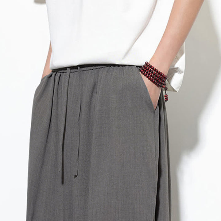 Buddha Stones Frühlingsfarbene Herren-Haremshose mit Kordelzug und elastischem Design - image 19