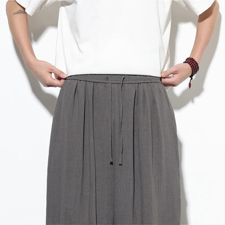 Buddha Stones Frühlingsfarbene Herren-Haremshose mit Kordelzug und elastischem Design - image 18