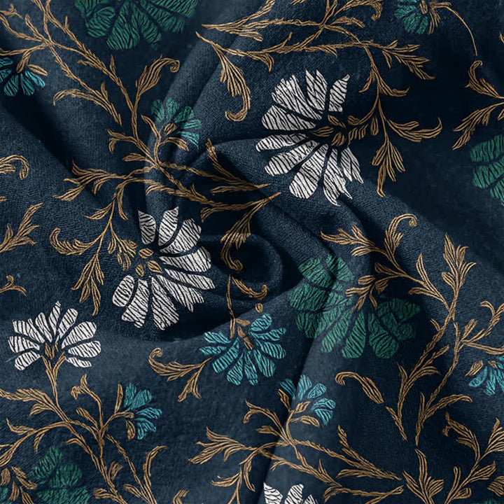 Buddha Stones Flowersl Vine Damen-Baumwollhose mit elastischem Bund, Kordelzug und Taschen - image 7