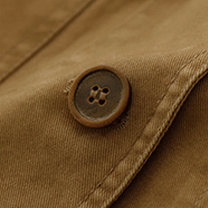 Buddha Stones Frühlingsfrische Vintage-Baumwolle, kurze ärmellose Weste mit V-Ausschnitt, V-Ausschnitt und Taschen aus Twill-Baumwolle mit Vogelstickerei - image 8