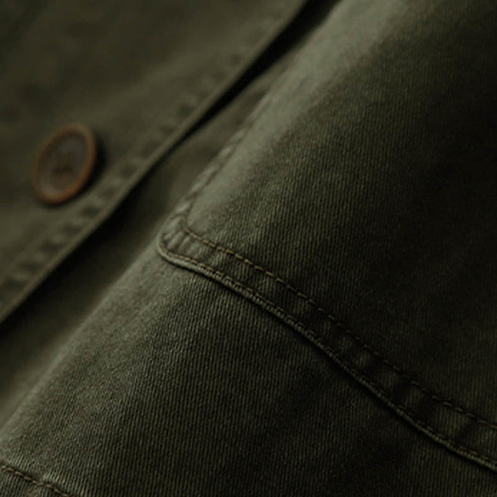 Buddha Stones Frühlingsfrische Vintage-Baumwolle, kurze ärmellose Weste mit V-Ausschnitt, V-Ausschnitt und Taschen aus Twill-Baumwolle mit Vogelstickerei - image 20