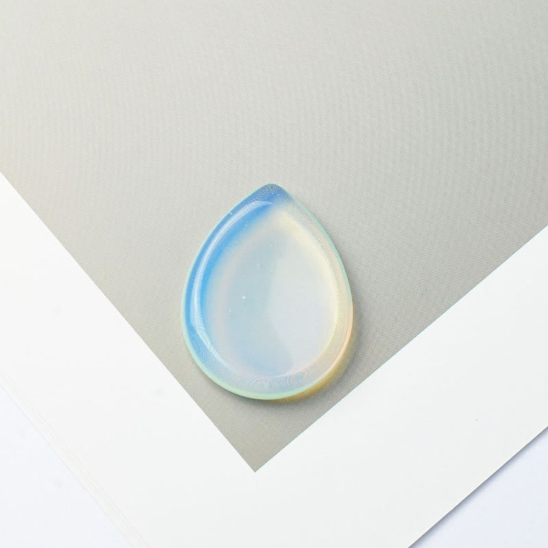 Buddha Stones, tropfenförmig, Sorgenstein, Schutzkristall, Dekoration, 45 x 35 x 8 mm - Opal - 45 x 35 x 8 mm - image 5