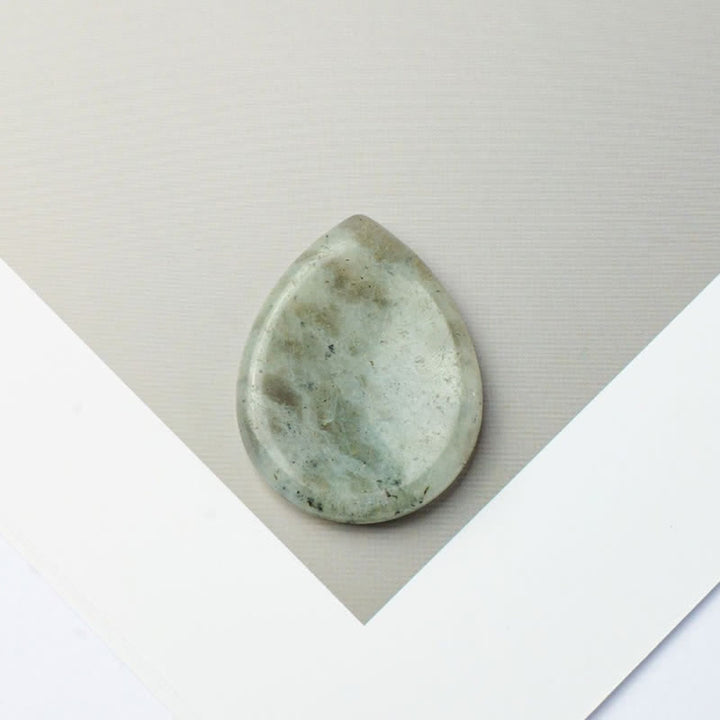 Buddha Stones, tropfenförmig, Sorgenstein, Schutzkristall, Dekoration, 45 x 35 x 8 mm - Labradorit - 45 x 35 x 8 mm - image 26