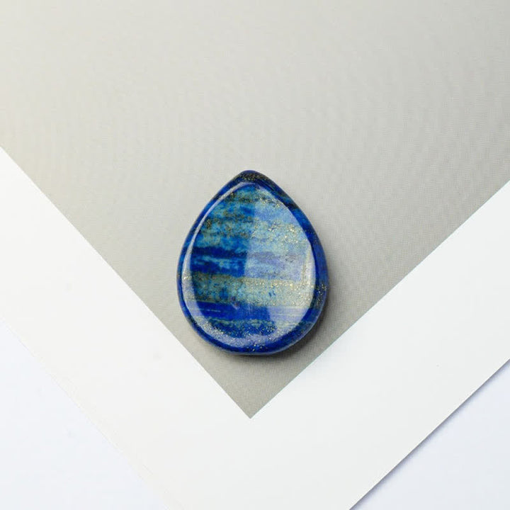 Buddha Stones, tropfenförmig, Sorgenstein, Schutzkristall, Dekoration, 45 x 35 x 8 mm - Lapislazuli - 45 x 35 x 8 mm - image 7