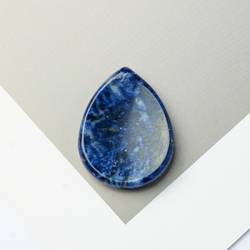 Buddha Stones, tropfenförmig, Sorgenstein, Schutzkristall, Dekoration, 45 x 35 x 8 mm - Sodalith - 45 x 35 x 8 mm - image 11