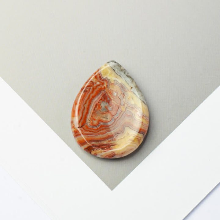 Buddha Stones, tropfenförmig, Sorgenstein, Schutzkristall, Dekoration, 45 x 35 x 8 mm - Spitzenachat - 45 x 35 x 8 mm - image 15