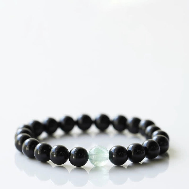 Buddha Stones Armband aus schwarzem Turmalinkristall mit Tierkreiszeichen-Motiv und Widerstandsfähigkeit - Schwein (Handgelenkumfang 15–16 cm) - image 15