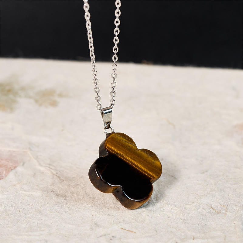 Buddha Stones Verschiedene Kristallgrüne Aventurine, Schwarze Obsidian, Tigeraugen und Pflaumenblüten-Glücksanhänger - image 15