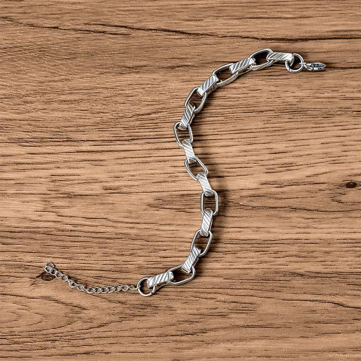 Buddha Stones Massives, geflochtenes Armband im kubanischen Stil - image 4