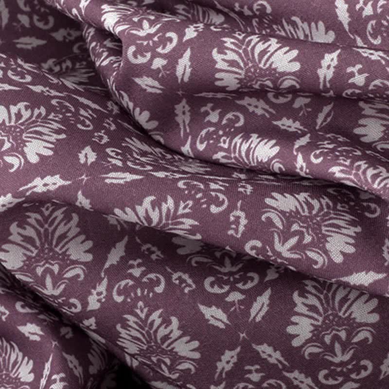 Buddha Stones Sommerliches Damenkleid mit Kordelzug, Knopfleiste, Blumenmuster, kurzen Ärmeln und Taschen - image 11