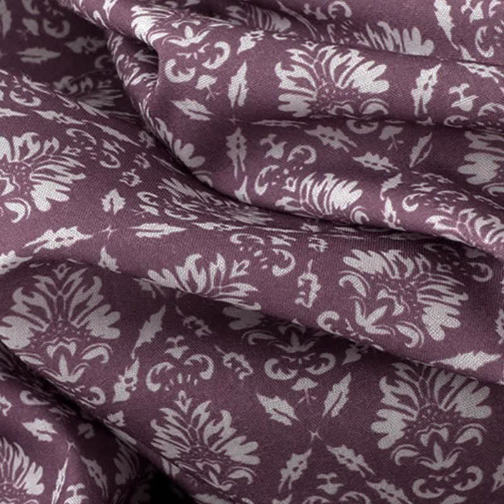 Buddha Stones Sommerliches Damenkleid mit Kordelzug, Knopfleiste, Blumenmuster, kurzen Ärmeln und Taschen - image 11