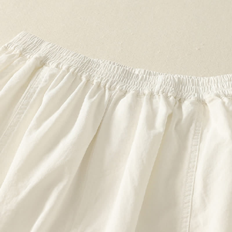 Buddha Stones Lässige, einfarbige Damenhose mit elastischem Bund, schmal zulaufendem Bein und Taschen – perfekt für den Sommer - image 12