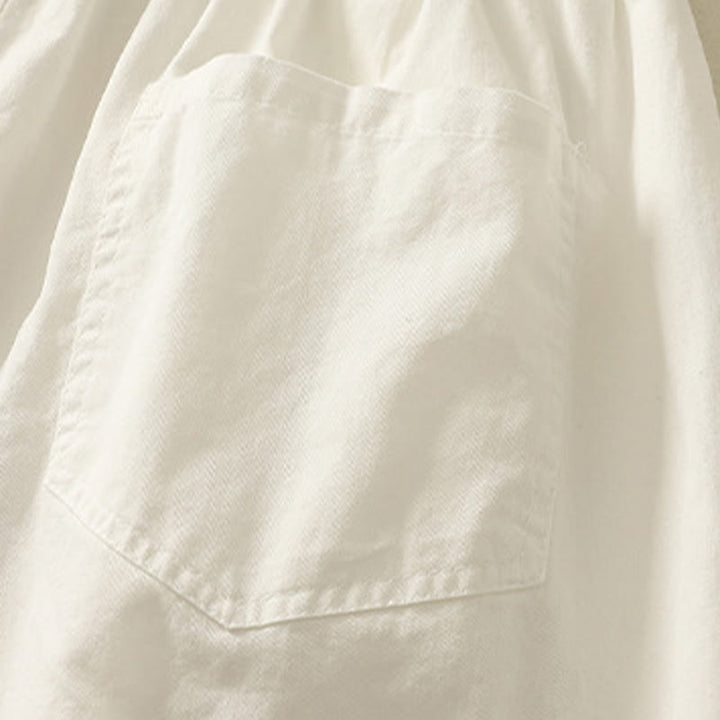 Buddha Stones Lässige, einfarbige Damenhose mit elastischem Bund, schmal zulaufendem Bein und Taschen – perfekt für den Sommer - image 17