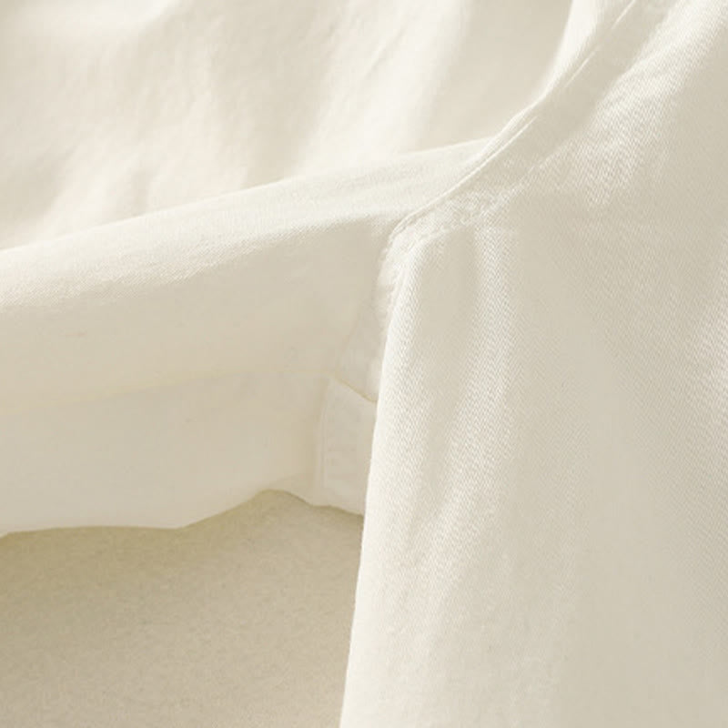 Buddha Stones Lässige, einfarbige Damenhose mit elastischem Bund, schmal zulaufendem Bein und Taschen – perfekt für den Sommer - image 18