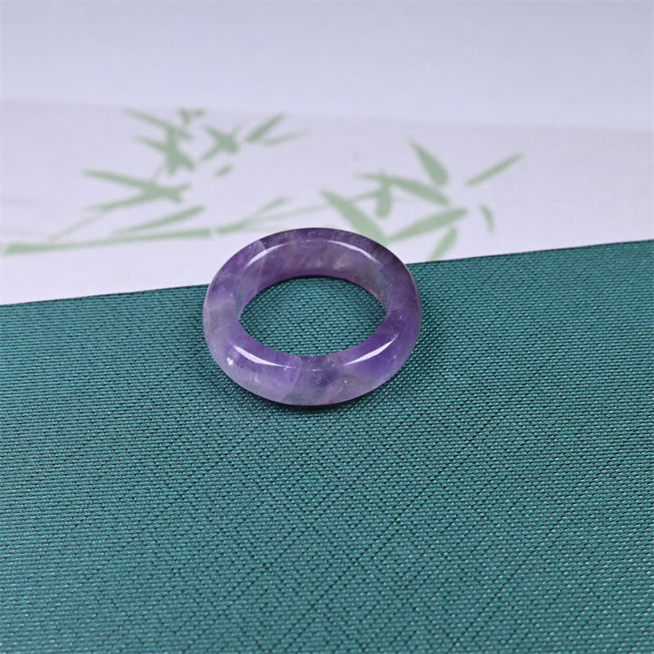 Buddha Stones Natürlicher Amethyst-Ring zur Förderung des spirituellen Bewusstseins - image 3