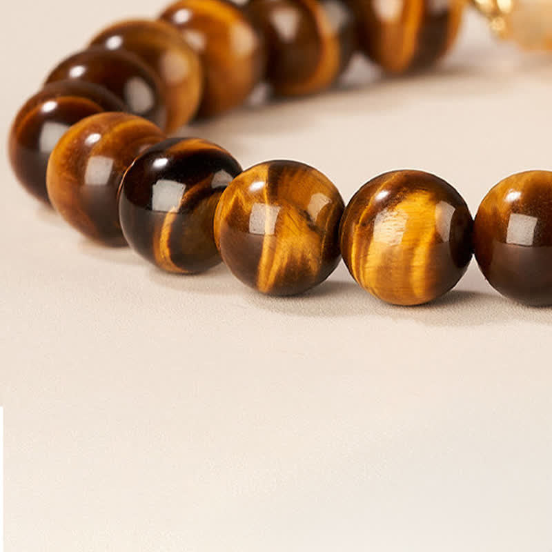 Buddha Stones Stärke-Armband mit Tigerauge-Citrinperlen - image 10