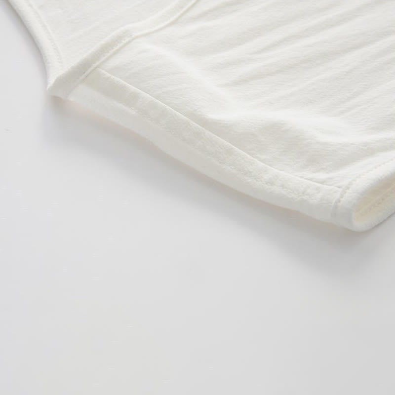 Buddha Stones Sommerliches ärmelloses Tanktop im Tang-Stil mit Froschknopfleiste, Seitenschlitz, Hohlsaum und Taschen für Herren - image 10