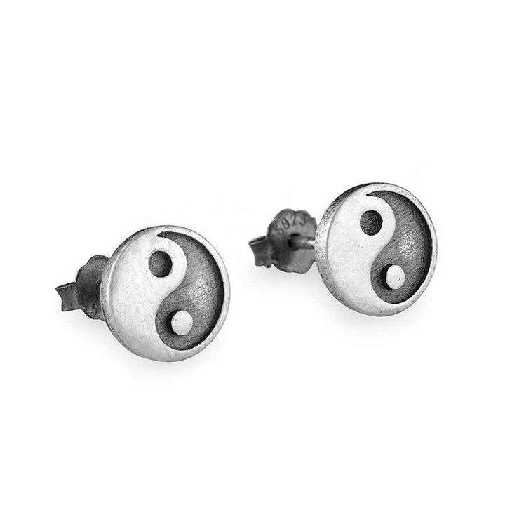 Buddha Stones Ohrstecker aus 925er Sterlingsilber mit Yin-Yang-Symbol - image 7