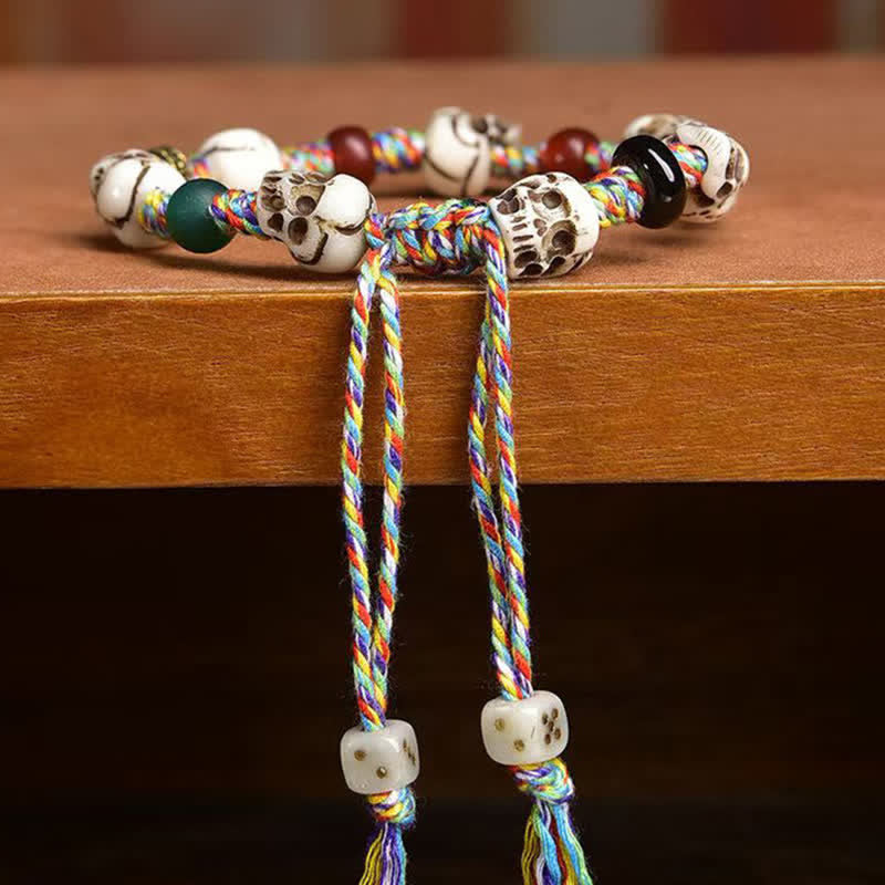 Buddha Stones Knochenperlen-Armband „Der Herr des Leichenwaldes – Neubeginn“ - image 9