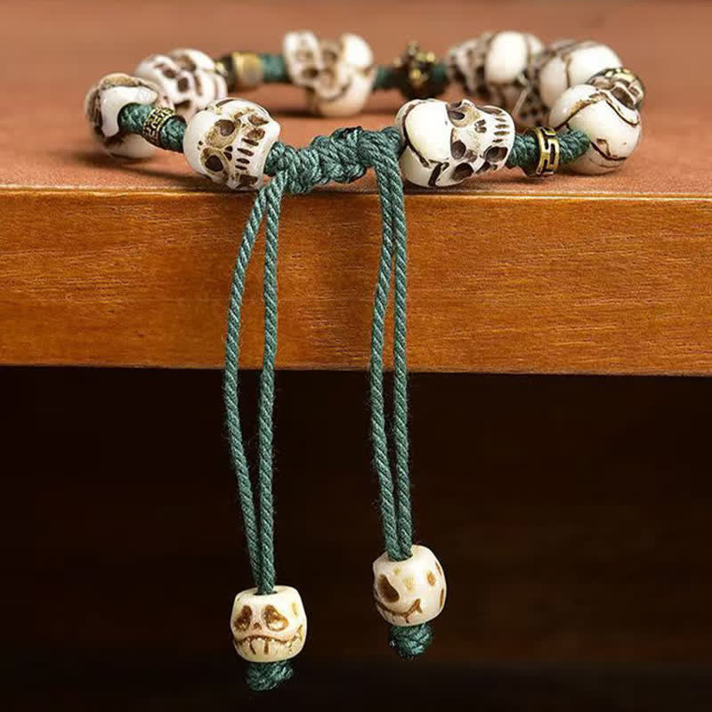 Buddha Stones Knochenperlen-Armband „Der Herr des Leichenwaldes – Neubeginn“ - image 3