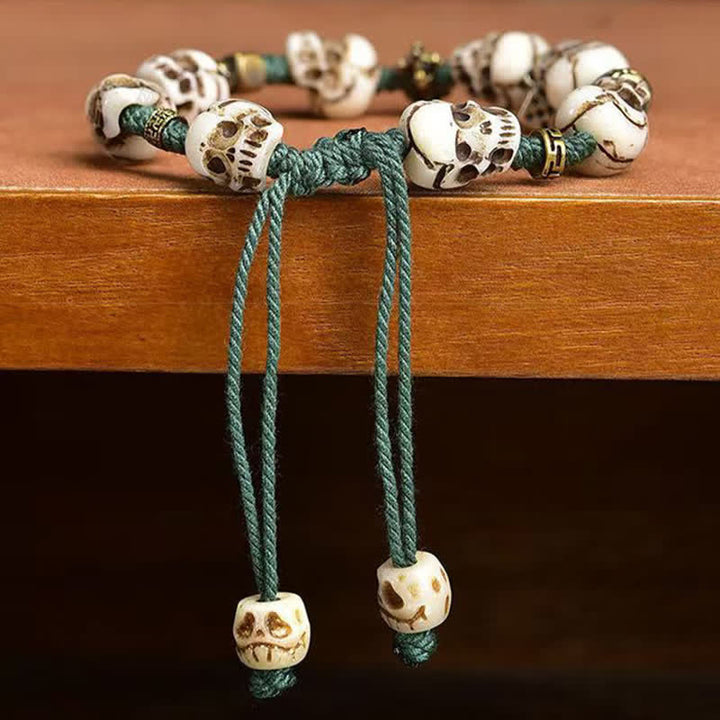Buddha Stones Knochenperlen-Armband „Der Herr des Leichenwaldes – Neubeginn“ - image 3