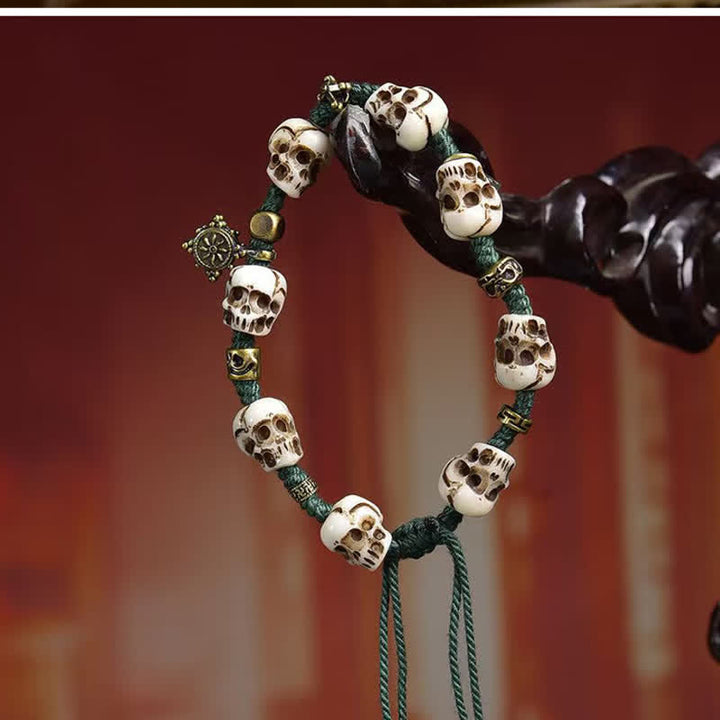 Buddha Stones Knochenperlen-Armband „Der Herr des Leichenwaldes – Neubeginn“ - image 2