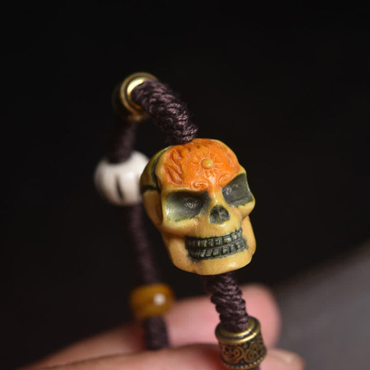 Buddha Stones Knochen – Der Herr des Leichenwaldes – Armband zum Schutz vor bösen Geistern - image 1