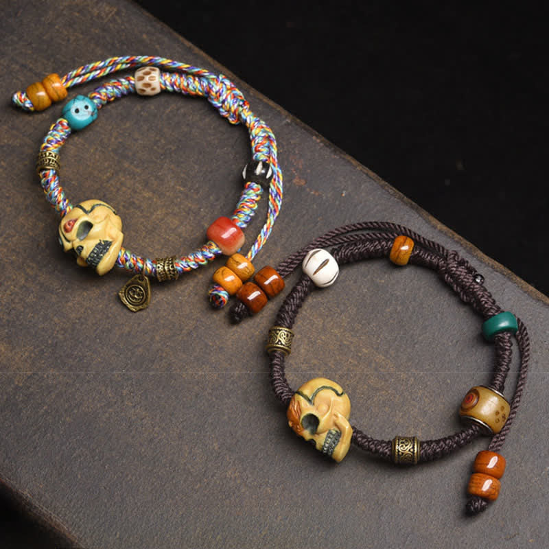Buddha Stones Knochen – Der Herr des Leichenwaldes – Armband zum Schutz vor bösen Geistern - image 7
