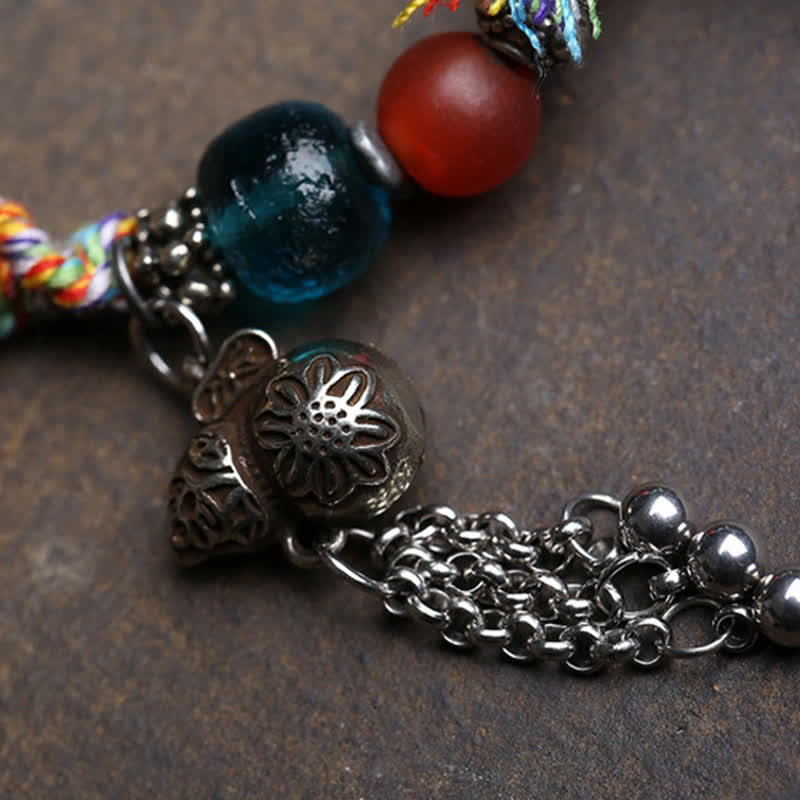 Buddha Stones Kupfernes Buddha-Amitabha-Armband aus geflochtenem Seil – ein Symbol der Gelassenheit - image 9