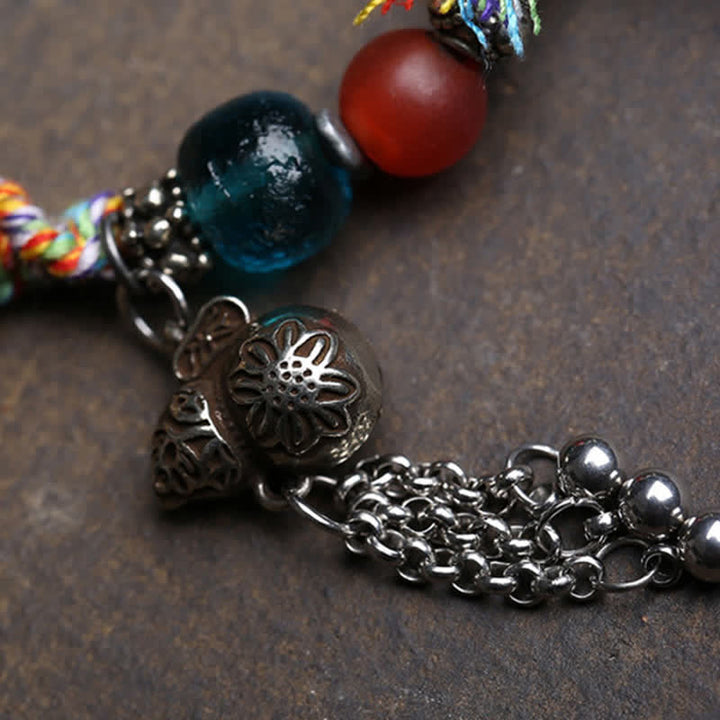 Buddha Stones Kupfernes Buddha-Amitabha-Armband aus geflochtenem Seil – ein Symbol der Gelassenheit - image 9
