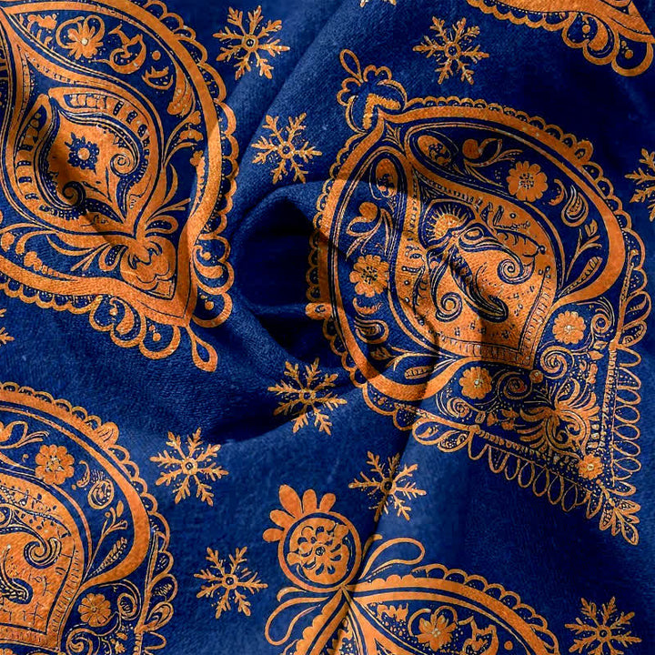 Buddha Stones Damenhose aus reiner Baumwolle mit Blumenmuster, elastischem Bund und Taschen - image 2