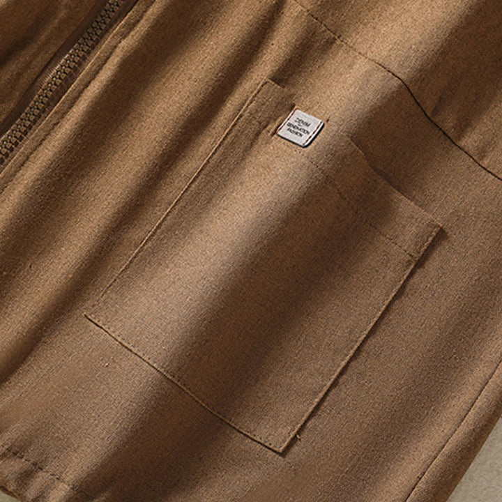 Buddha Stones Lässiges, ärmelloses Kapuzenshirt mit Kordelzug und Taschen für Damen – mit Reißverschluss und Taschen - image 26