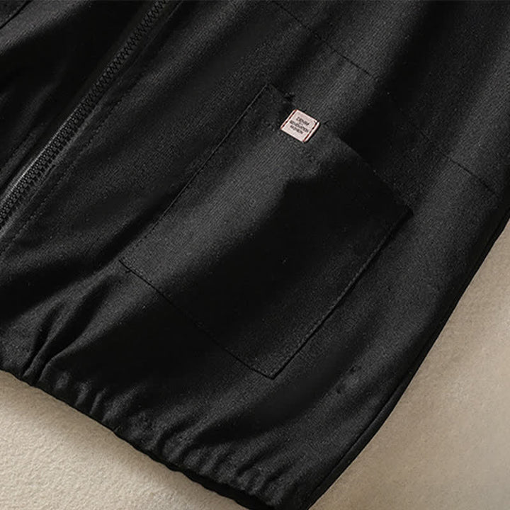 Buddha Stones Lässiges, ärmelloses Kapuzenshirt mit Kordelzug und Taschen für Damen – mit Reißverschluss und Taschen - image 18