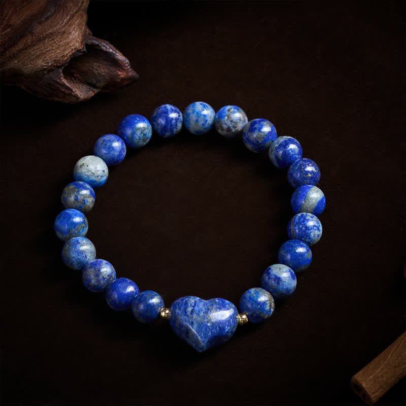 Buddha Stones Natürliches Amethyst-Grünes Aventurin-Tigerauge-Erdbeerquarz-Liebesherz-Spirituelles Armband - image 38