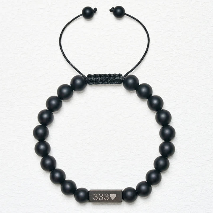 Buddha Stones 2er-Armband mit mattiertem Tigerauge und Engelszahlen 333 222 111 11:11 444 - image 11