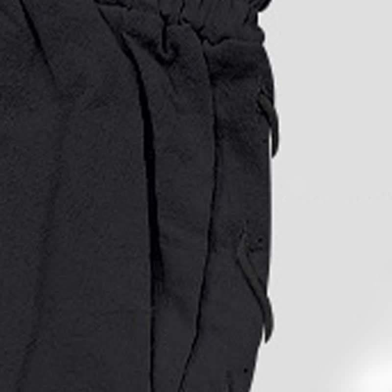 Buddha Stones Sommer-Freizeit-Bermudashorts mit Kordelzug, Seitenschlitz, einfarbig, Herren-Geradebeinhose mit Taschen - image 13