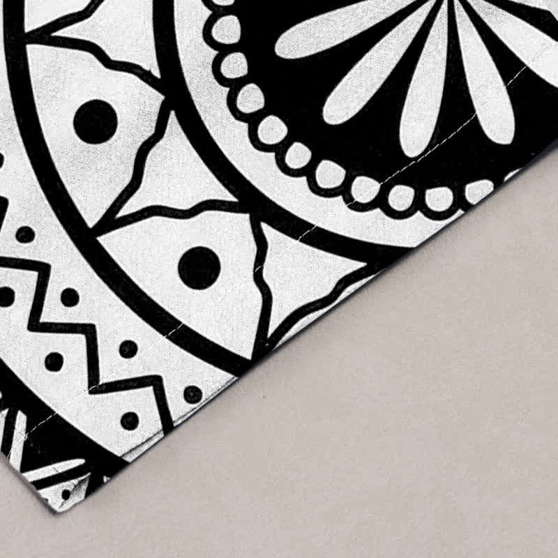 Buddha Stones Herrenhose aus Baumwolle mit Ombré-Mandala-Muster, schmal zulaufend und mit Taschen - image 10