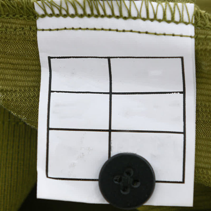 Buddha Stones Lässiges, minimalistisches Sommerhemd mit Knopfleiste für Herren, einfarbig - image 9