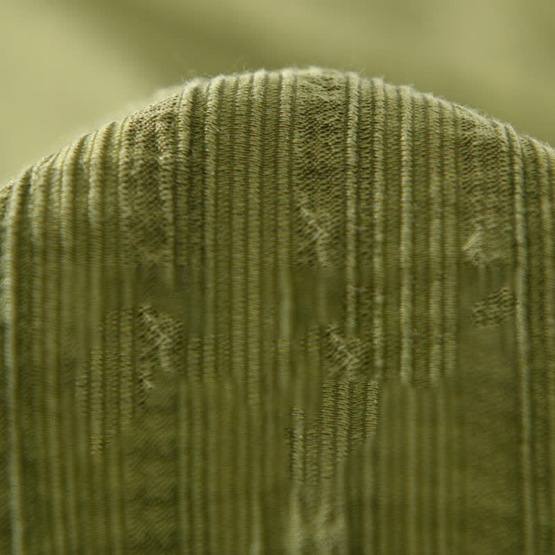 Buddha Stones Lässiges, minimalistisches Sommerhemd mit Knopfleiste für Herren, einfarbig - image 8