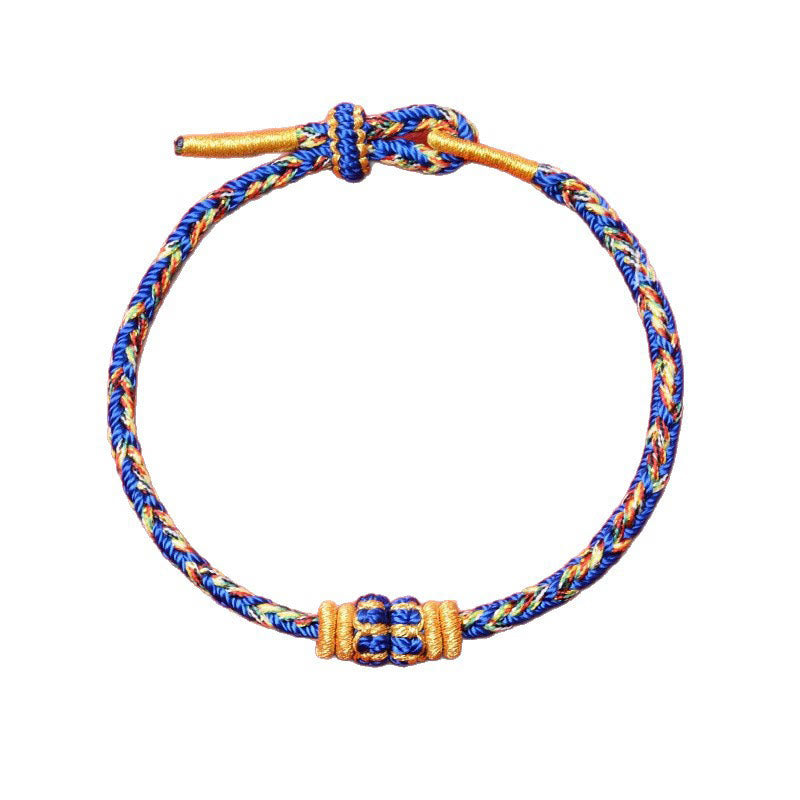 Buddha Stones Handgewebtes Armband mit Koi-Fisch-Glückssymbol - image 10