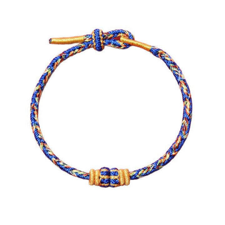 Buddha Stones Handgewebtes Armband mit Koi-Fisch-Glückssymbol - image 10