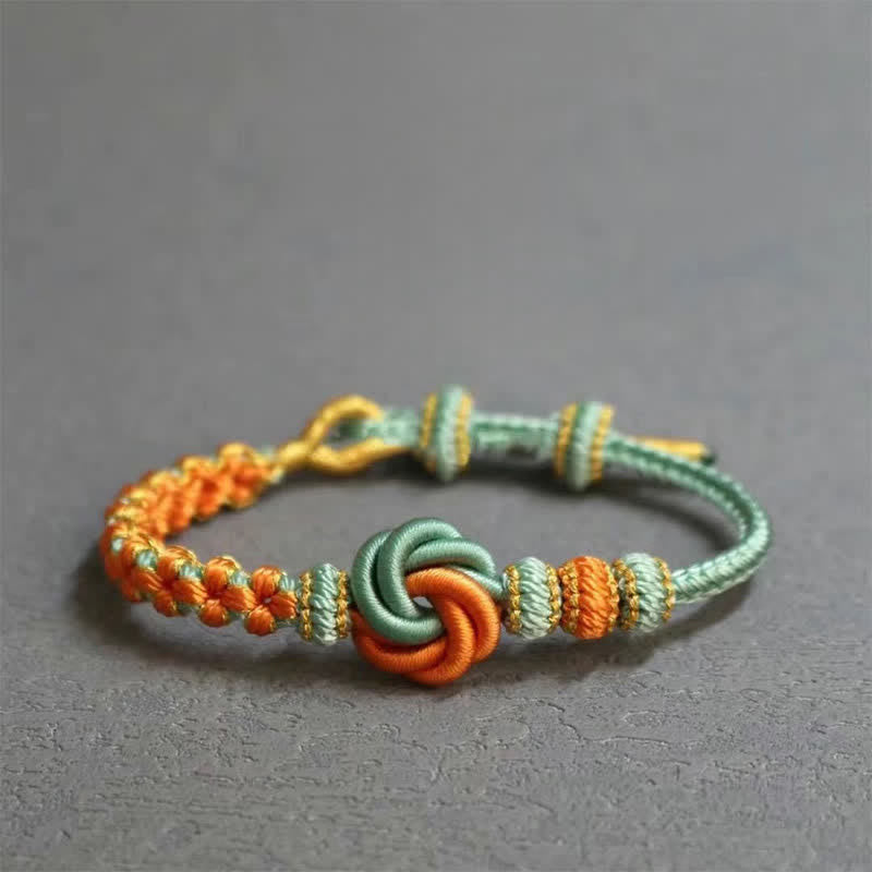 Buddha Stones Mandala-Armband aus geflochtenem Seil – ein Symbol des Selbstvertrauens - Aquamarin - Kein Zubehör - image 15