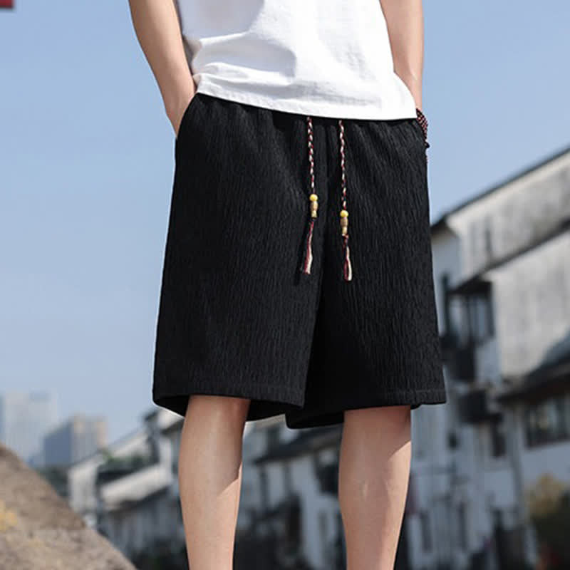 Buddha Stones Sommer-Freizeit-Bermudashorts mit Kordelzug und Taschen für Herren - image 12