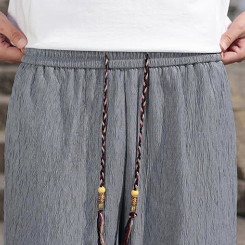 Buddha Stones Sommer-Freizeit-Bermudashorts mit Kordelzug und Taschen für Herren - image 27